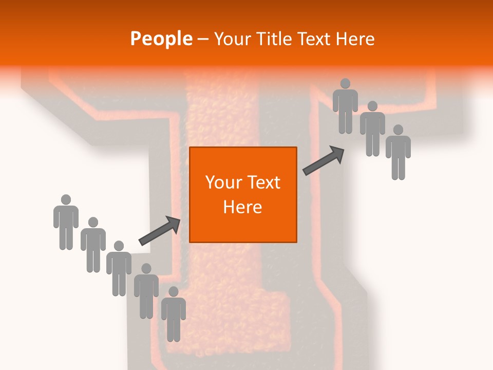 Jersey Letter Sport Letter Typography PowerPoint Template