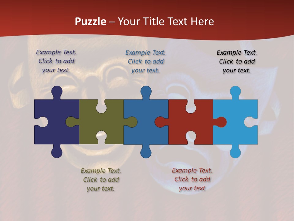 Stage Art Parts Showtime PowerPoint Template