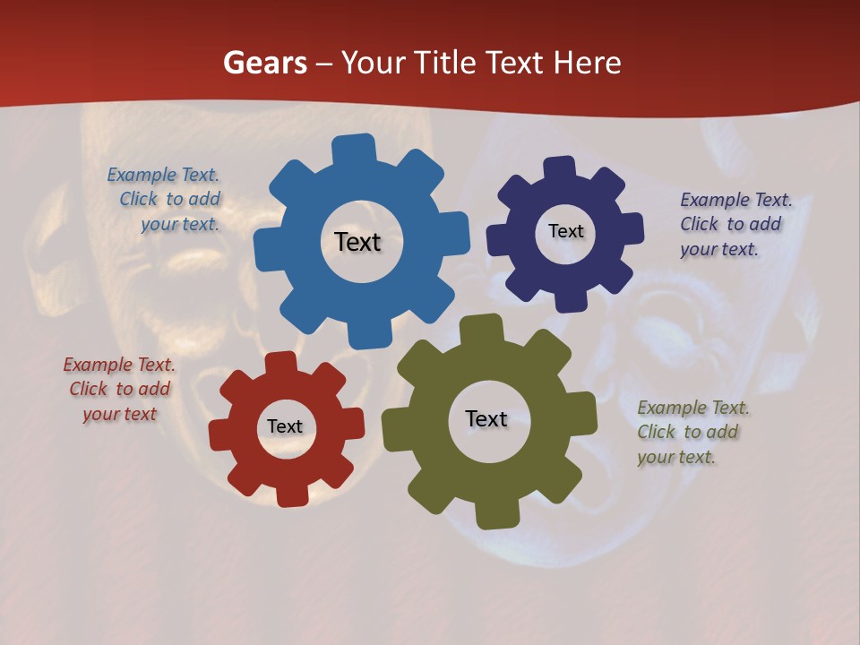 Stage Art Parts Showtime PowerPoint Template