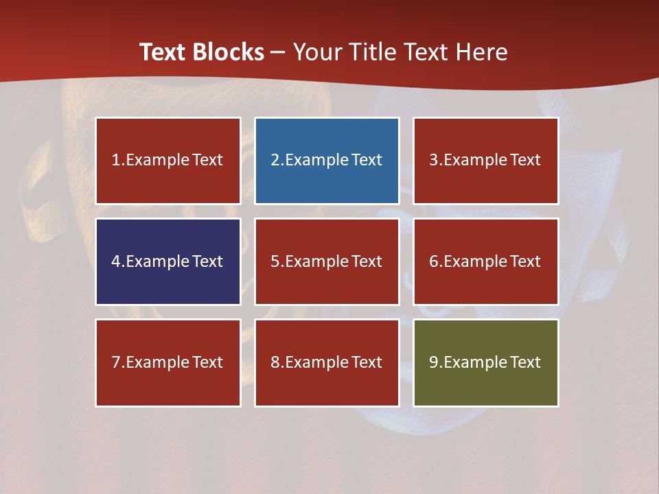 Stage Art Parts Showtime PowerPoint Template