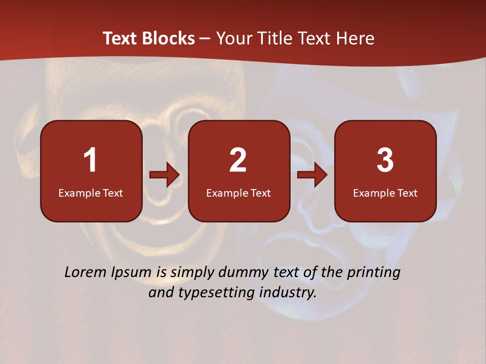 Stage Art Parts Showtime PowerPoint Template