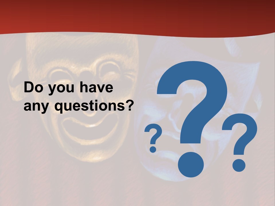 Stage Art Parts Showtime PowerPoint Template