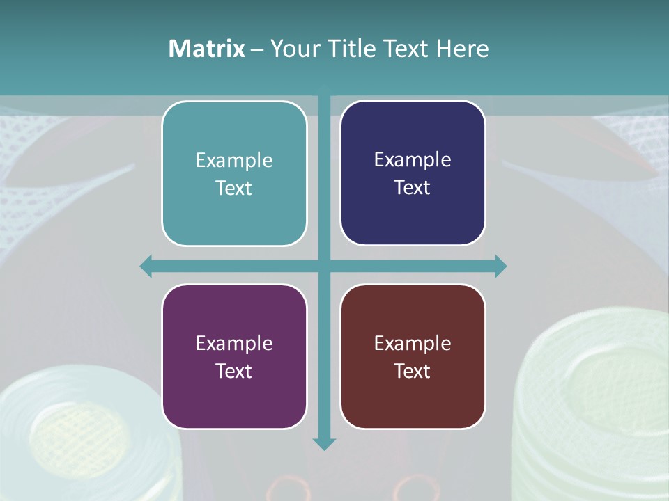 Horns Steer Art Parts PowerPoint Template