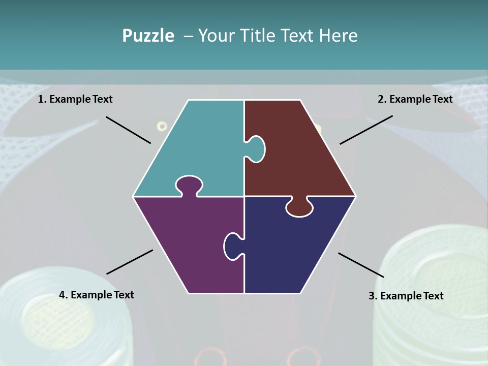 Horns Steer Art Parts PowerPoint Template