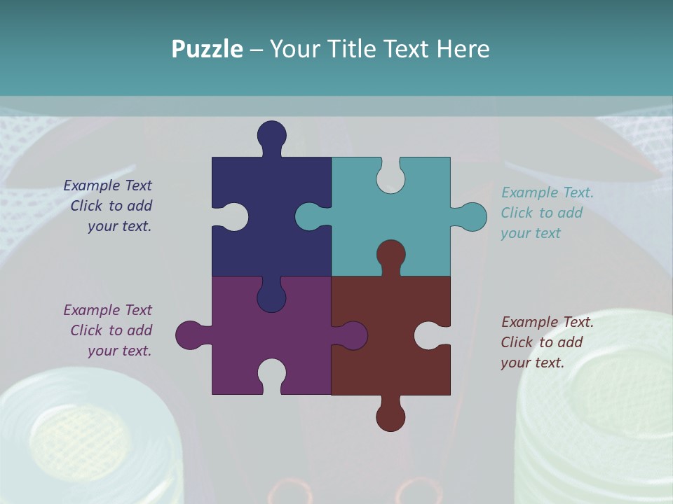 Horns Steer Art Parts PowerPoint Template