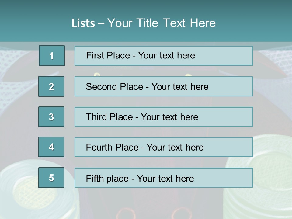 Horns Steer Art Parts PowerPoint Template