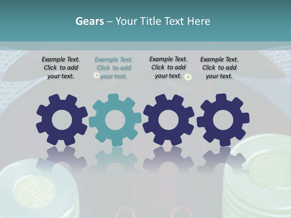 Horns Steer Art Parts PowerPoint Template