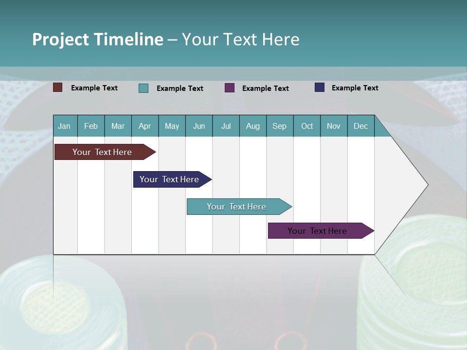 Horns Steer Art Parts PowerPoint Template