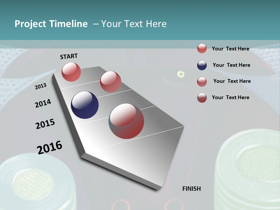 Horns Steer Art Parts PowerPoint Template
