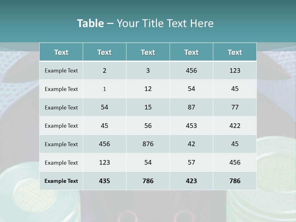 Horns Steer Art Parts PowerPoint Template