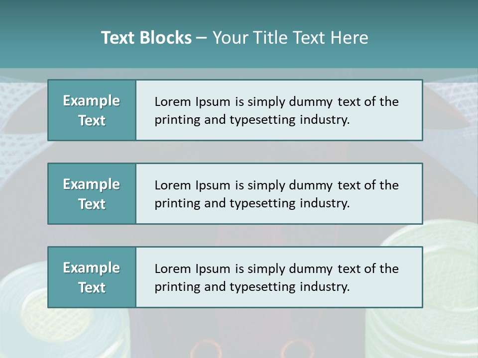 Horns Steer Art Parts PowerPoint Template