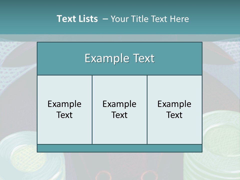 Horns Steer Art Parts PowerPoint Template
