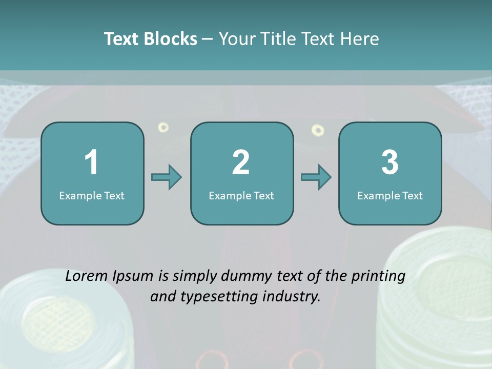 Horns Steer Art Parts PowerPoint Template