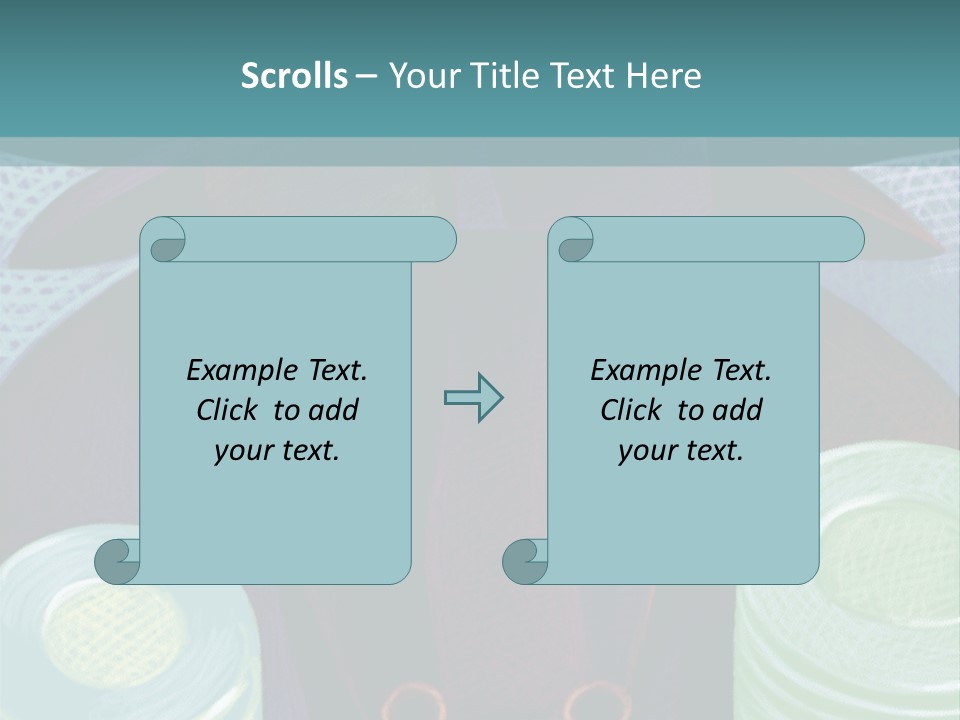 Horns Steer Art Parts PowerPoint Template