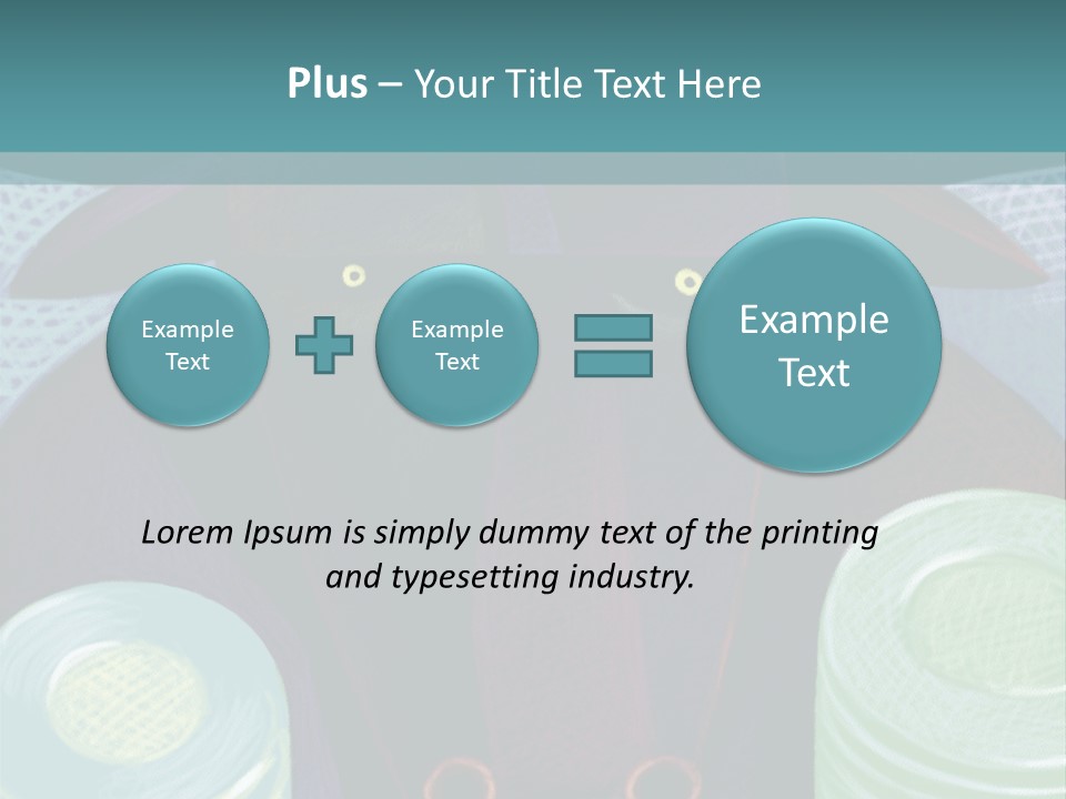 Horns Steer Art Parts PowerPoint Template