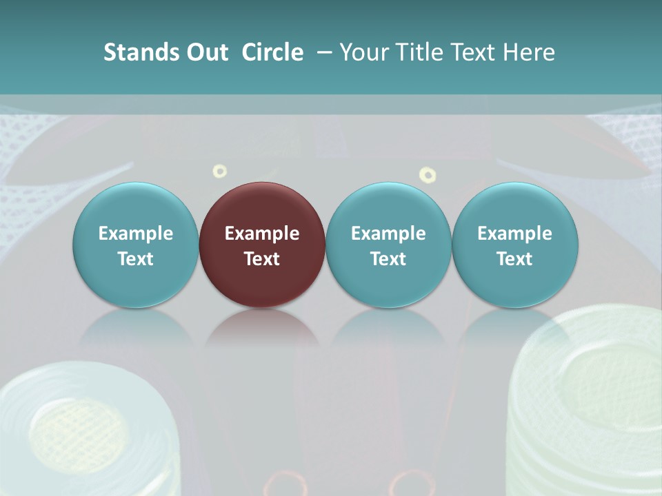 Horns Steer Art Parts PowerPoint Template