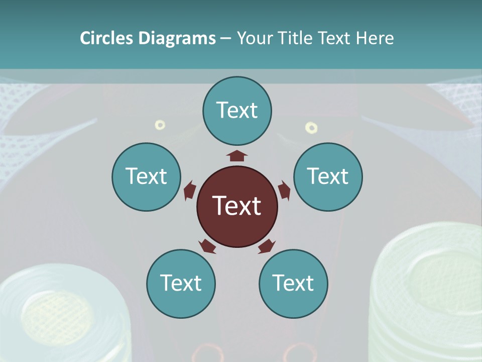 Horns Steer Art Parts PowerPoint Template