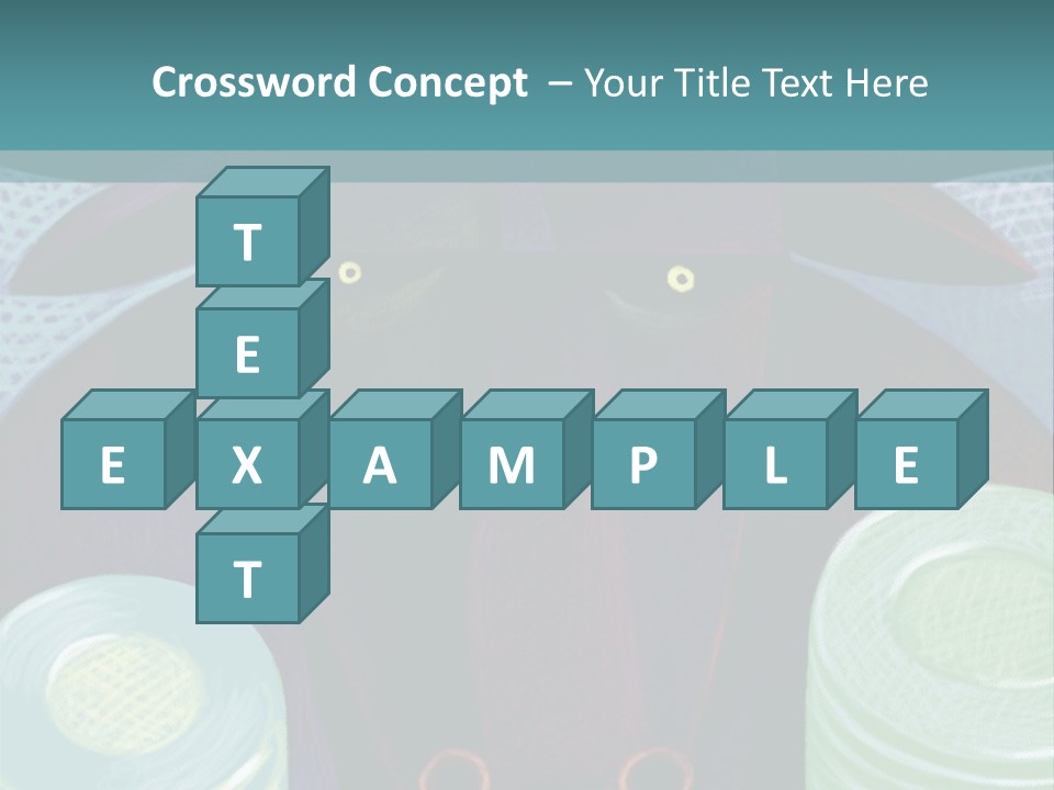 Horns Steer Art Parts PowerPoint Template