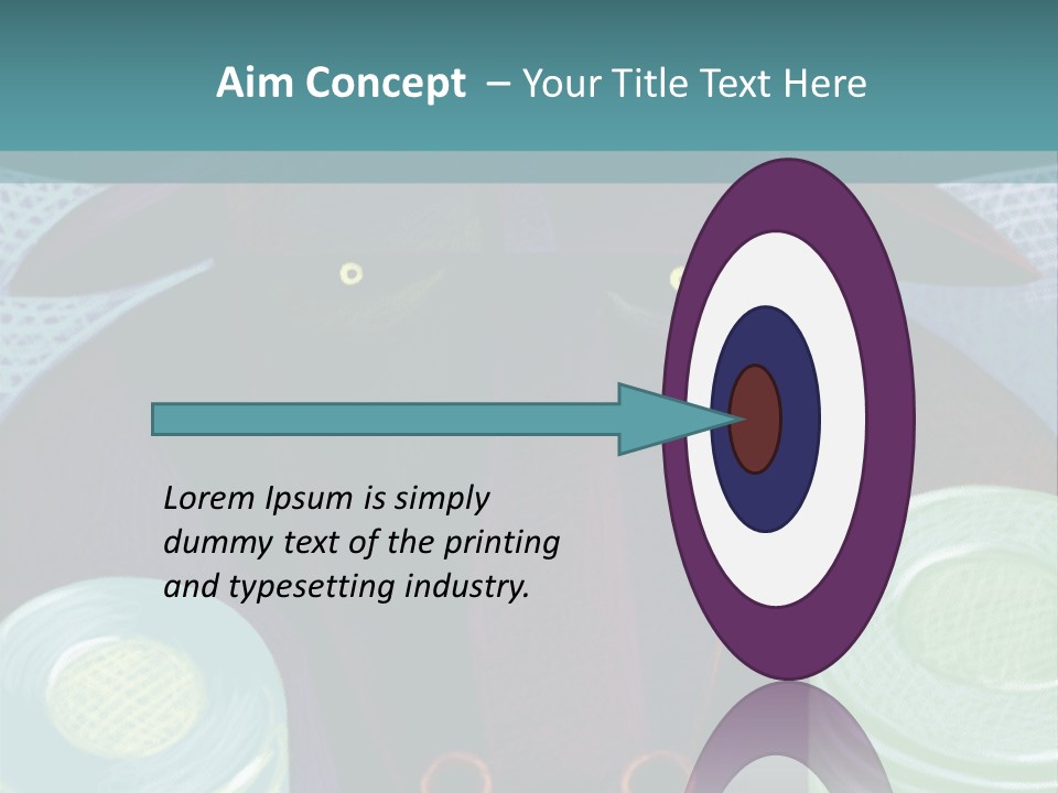 Horns Steer Art Parts PowerPoint Template