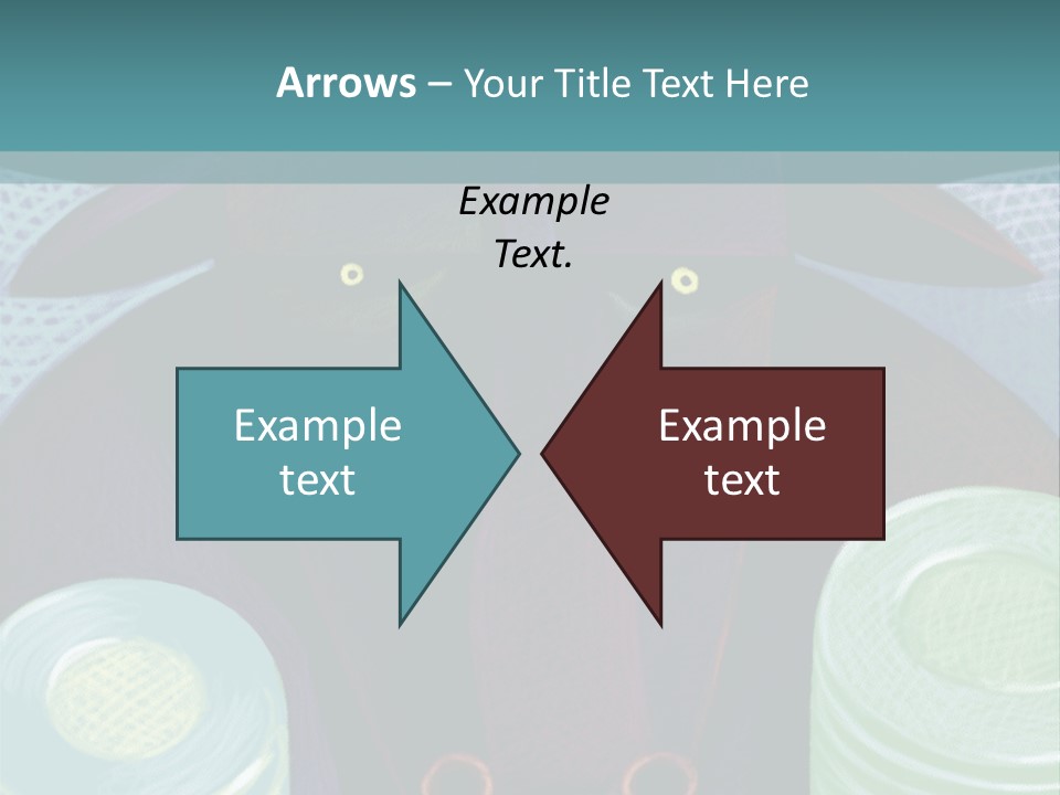 Horns Steer Art Parts PowerPoint Template