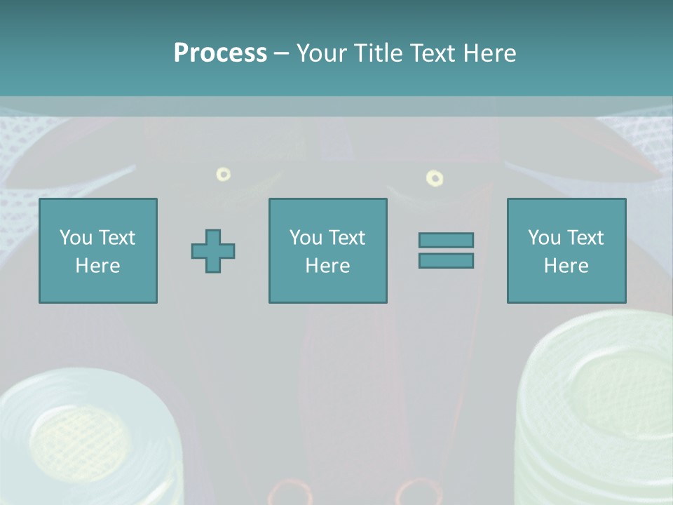 Horns Steer Art Parts PowerPoint Template