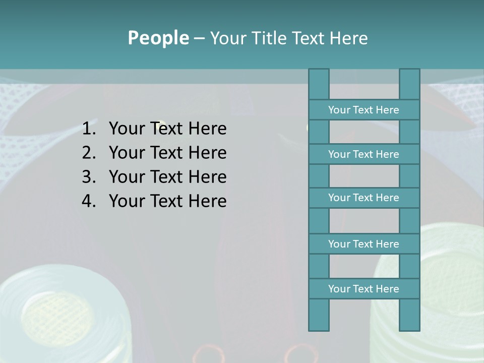 Horns Steer Art Parts PowerPoint Template