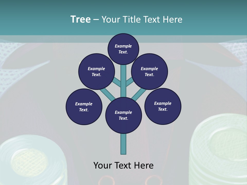 Horns Steer Art Parts PowerPoint Template