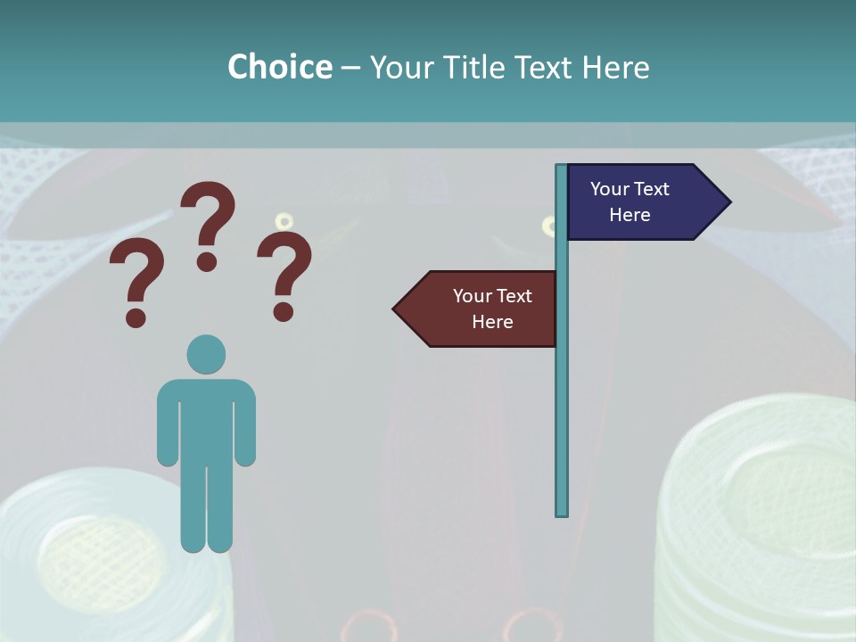 Horns Steer Art Parts PowerPoint Template