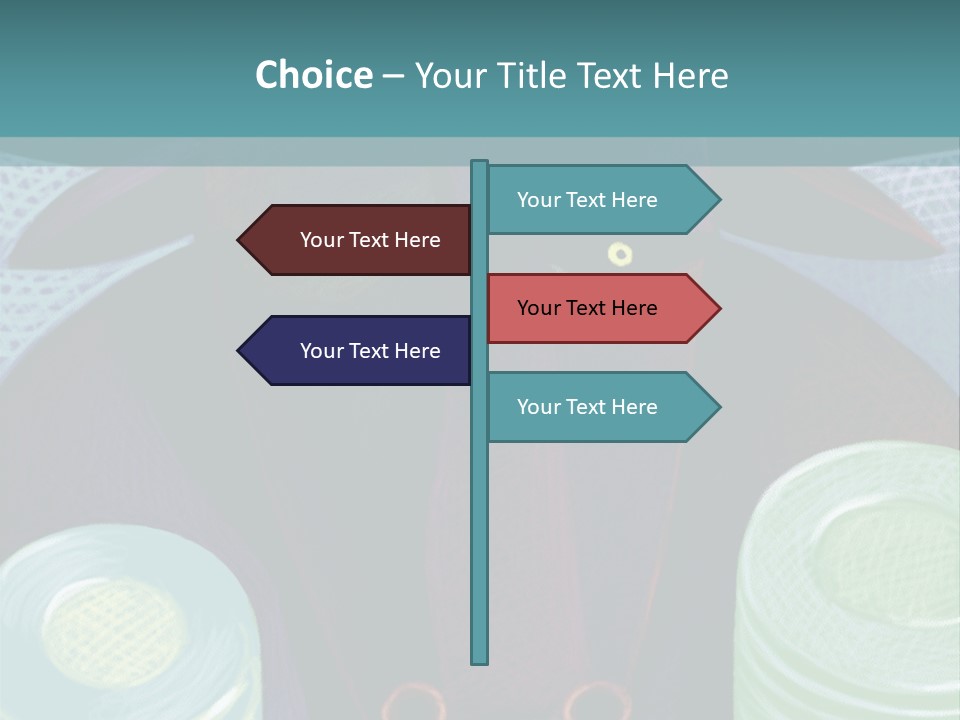 Horns Steer Art Parts PowerPoint Template