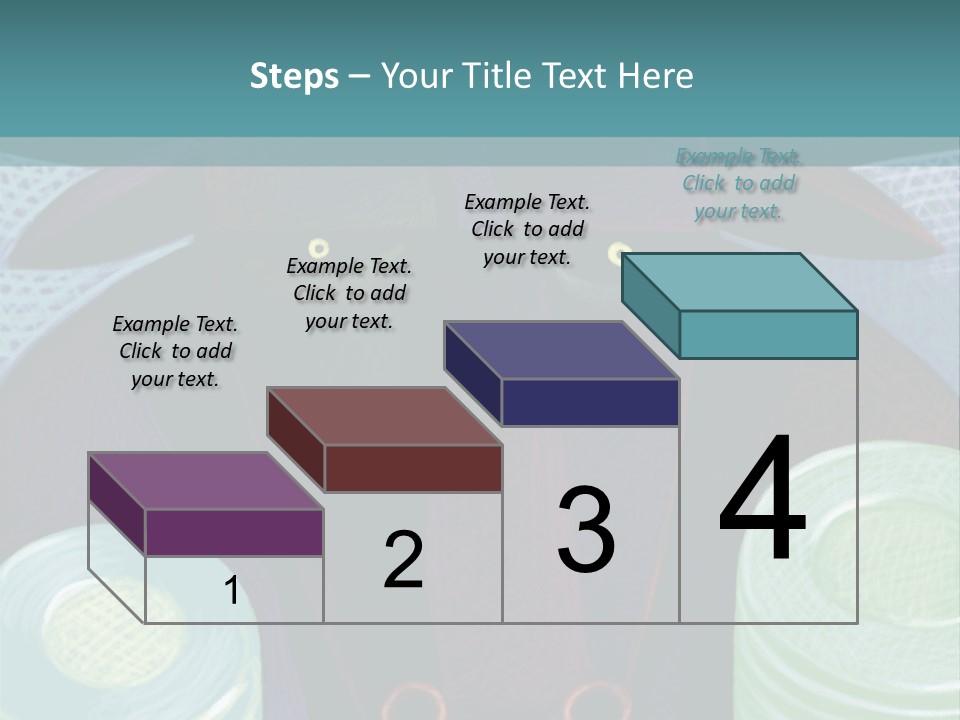 Horns Steer Art Parts PowerPoint Template