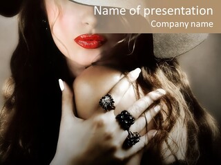 One Lovely Fashionable PowerPoint Template