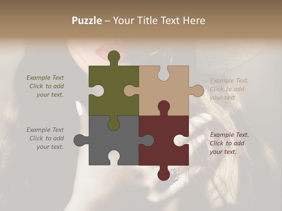 One Lovely Fashionable PowerPoint Template