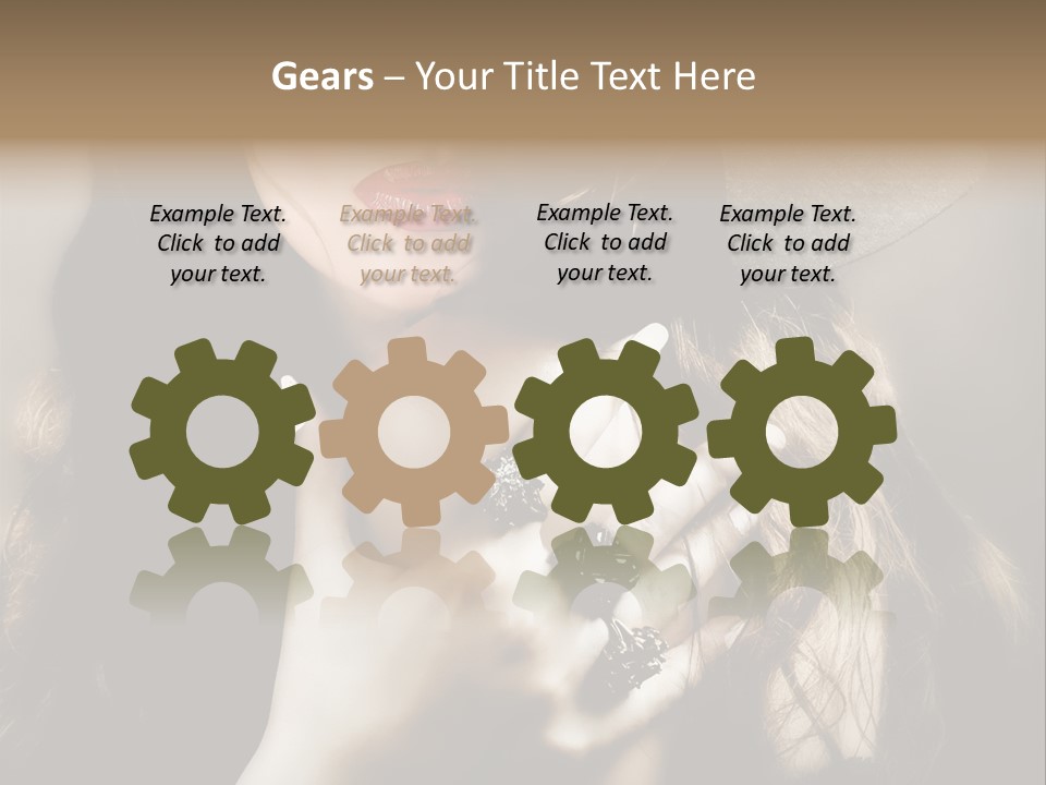 One Lovely Fashionable PowerPoint Template