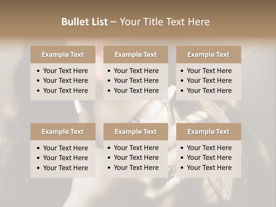 One Lovely Fashionable PowerPoint Template