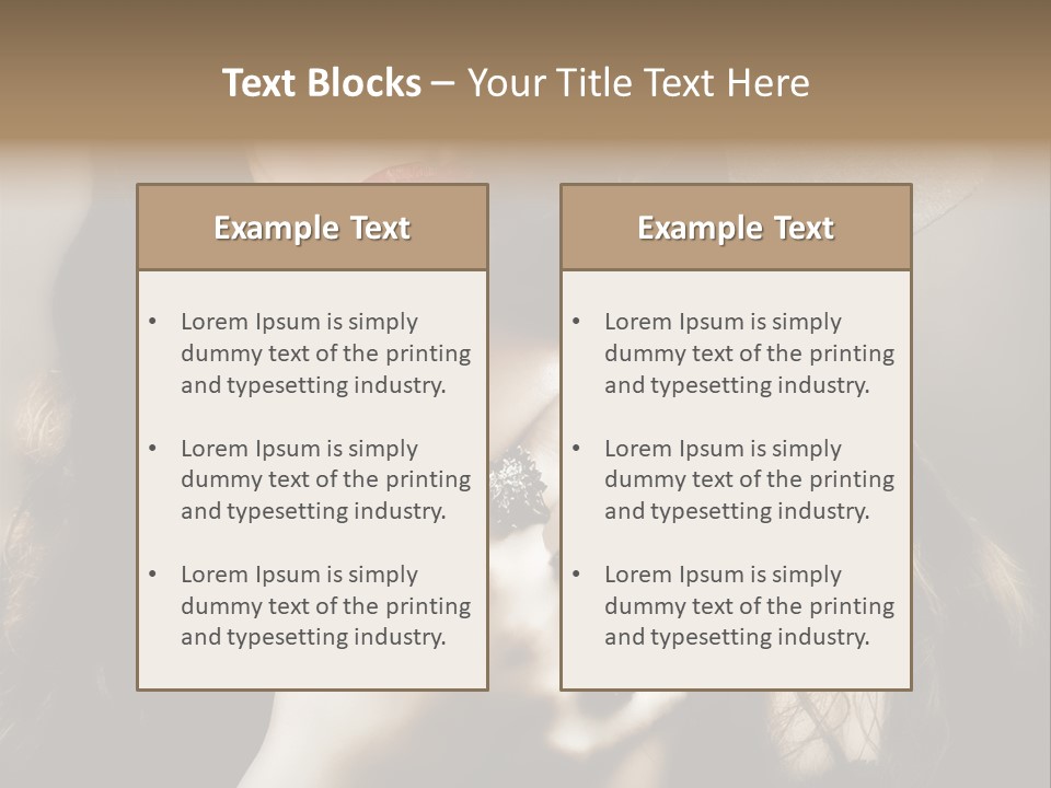 One Lovely Fashionable PowerPoint Template