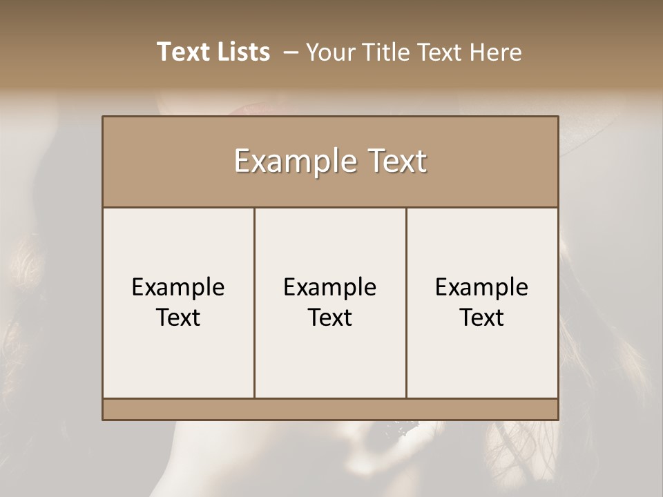 One Lovely Fashionable PowerPoint Template