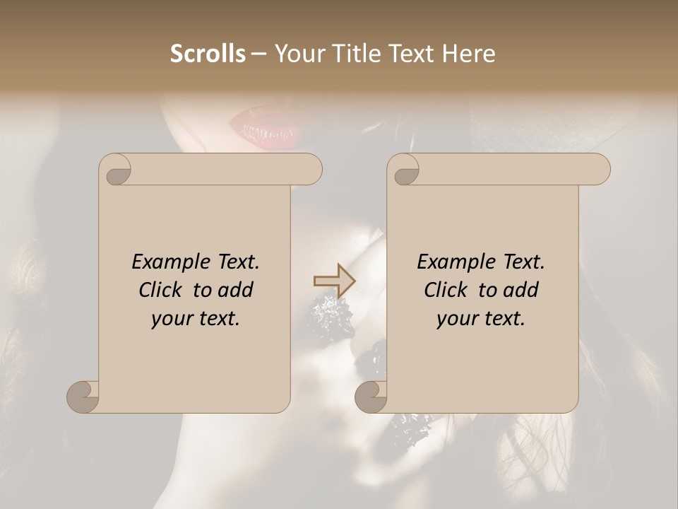 One Lovely Fashionable PowerPoint Template