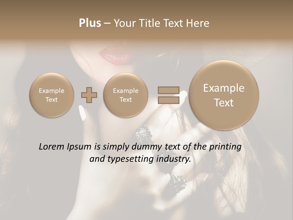 One Lovely Fashionable PowerPoint Template