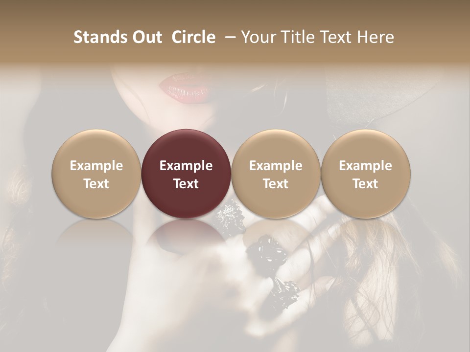 One Lovely Fashionable PowerPoint Template