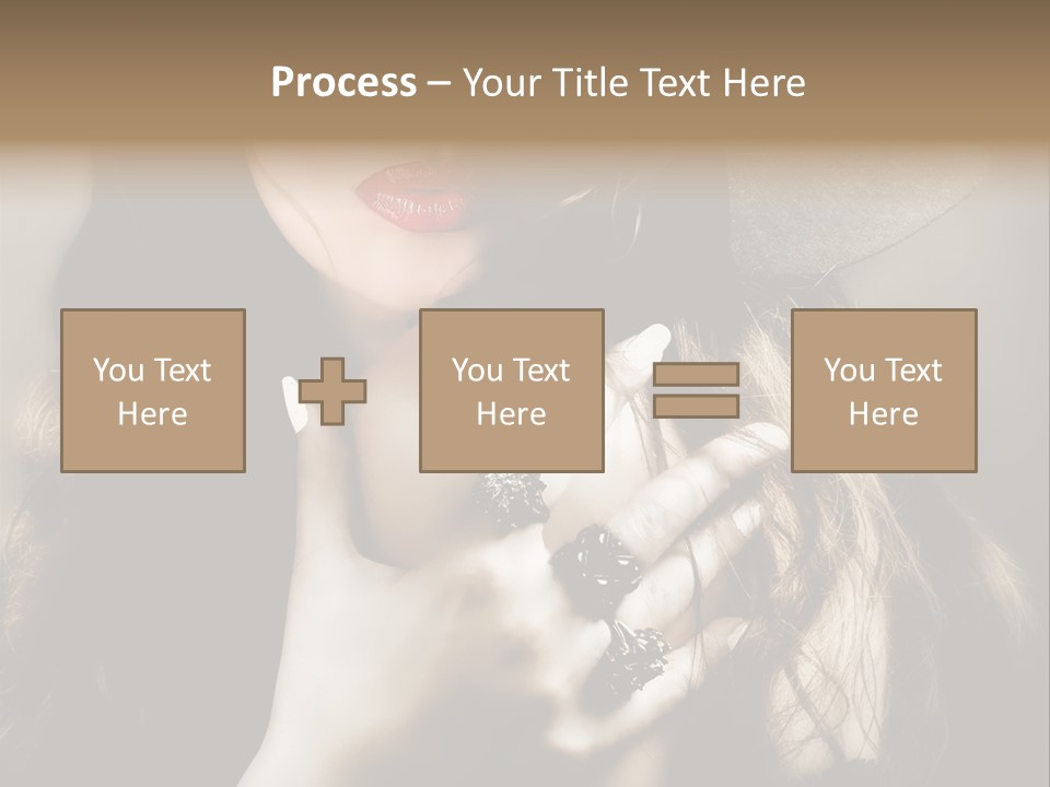 One Lovely Fashionable PowerPoint Template