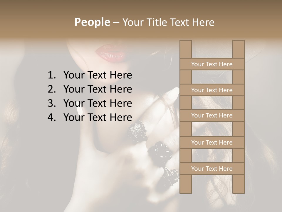 One Lovely Fashionable PowerPoint Template