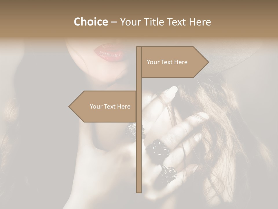 One Lovely Fashionable PowerPoint Template