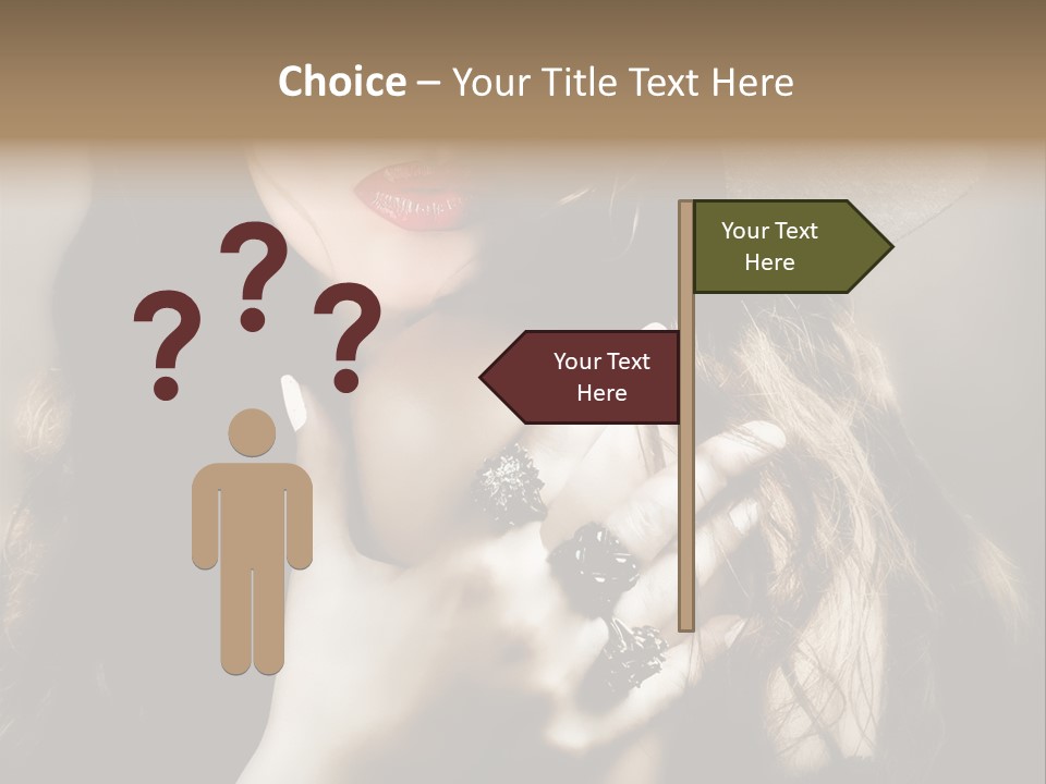 One Lovely Fashionable PowerPoint Template