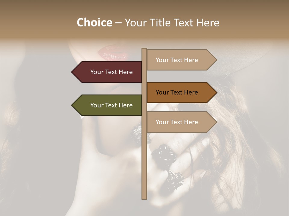 One Lovely Fashionable PowerPoint Template