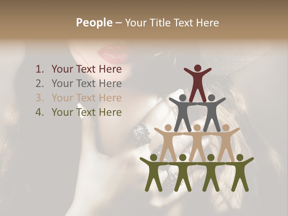 One Lovely Fashionable PowerPoint Template