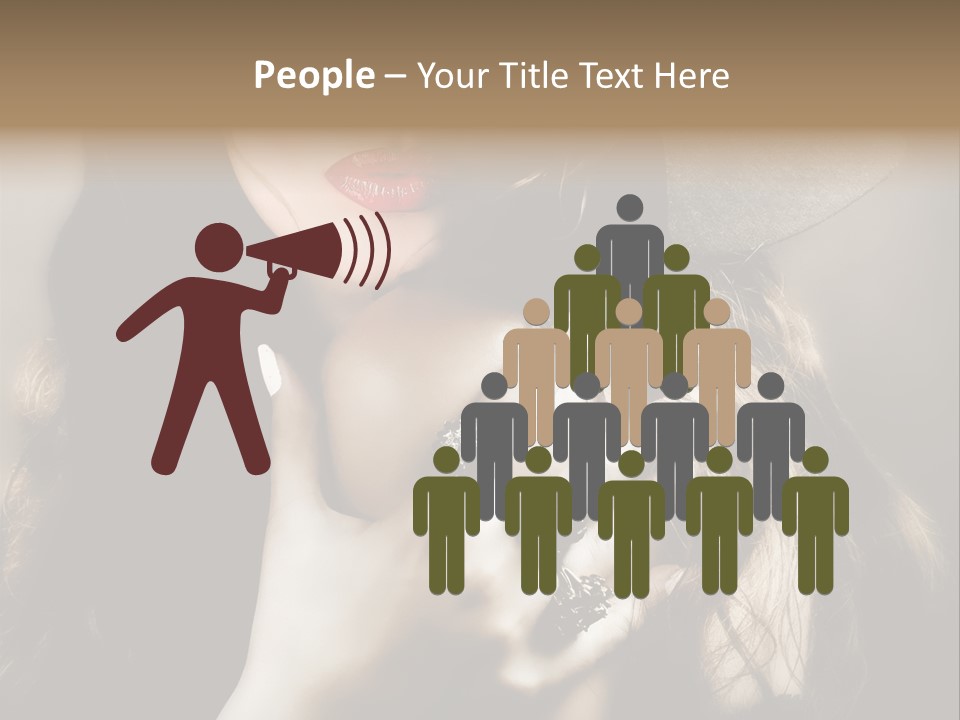 One Lovely Fashionable PowerPoint Template