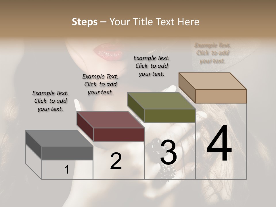 One Lovely Fashionable PowerPoint Template