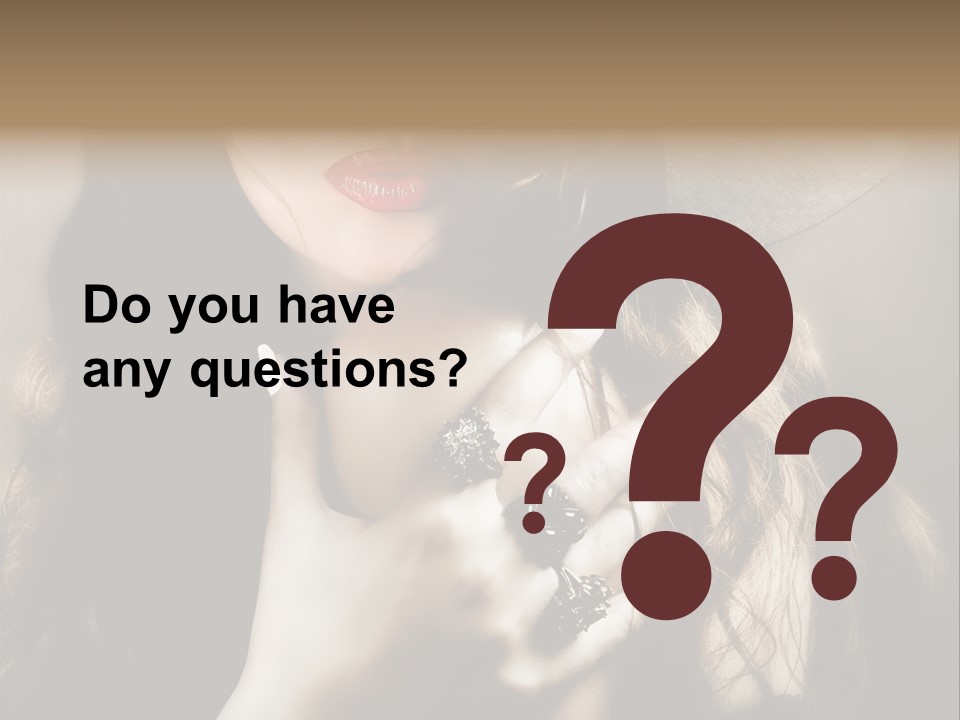 One Lovely Fashionable PowerPoint Template