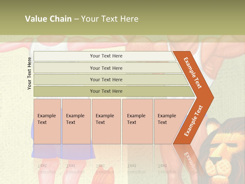 Wellness Lion Bald PowerPoint Template