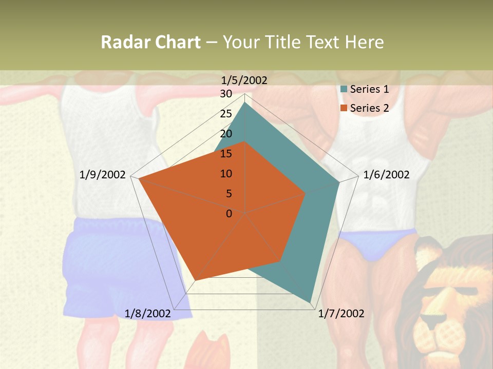 Wellness Lion Bald PowerPoint Template